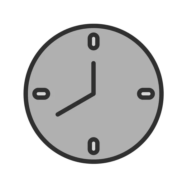 Ρολόι Εικονίδιο Διανυσματική Απεικόνιση — Διανυσματικό Αρχείο