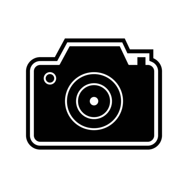 Ikona Fotoaparátu Módním Stylu Izolované Pozadí — Stockový vektor