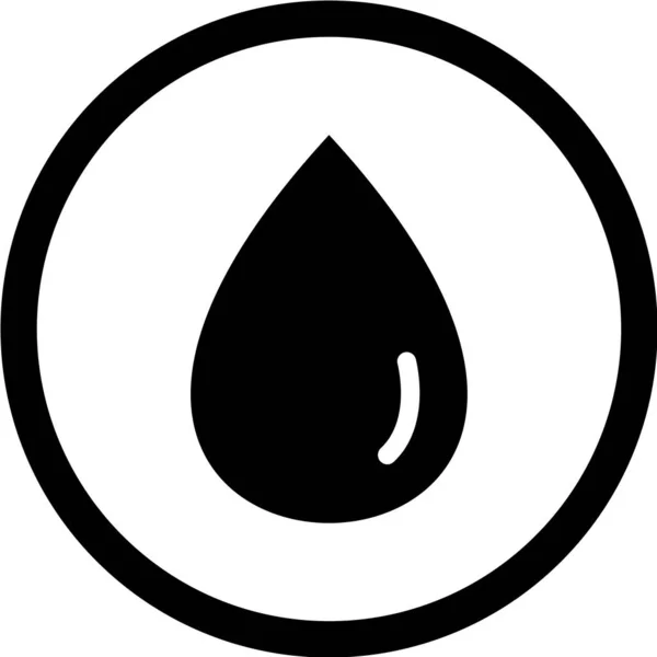 Drop Vektor Symbol Ansicht — Stockvektor