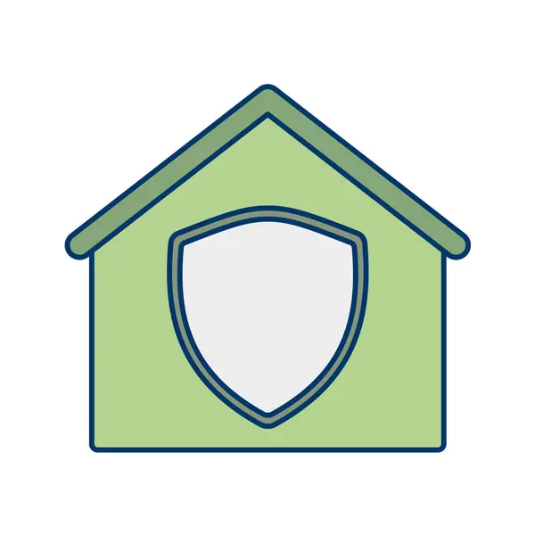 Haus Symbol Vektor Illustration — Stockvektor