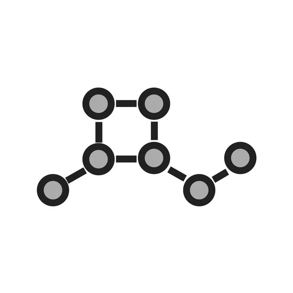 Molekül Icon Vektor Illustration — Stockvektor