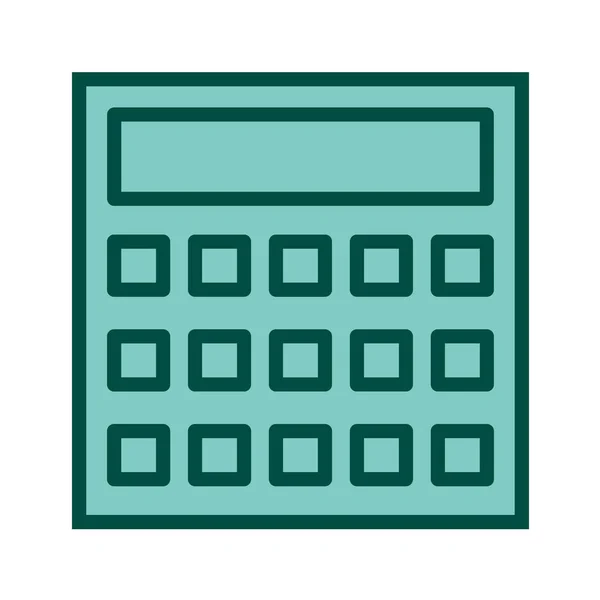 Ícone Calculadora Ilustração Vetorial —  Vetores de Stock