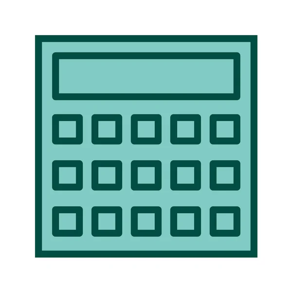 Icono Calculadora Ilustración Vectorial — Archivo Imágenes Vectoriales