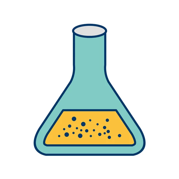 Projeto Gráfico Ilustração Vetor Ícone Frasco Laboratório — Vetor de Stock