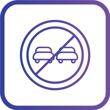 Trafik işareti simgesi. vektör illüstrasyonu 