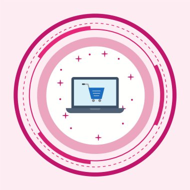 bir bulut simgesi olan dizüstü bilgisayar