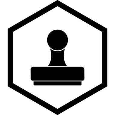 Moda Biçiminde Pul Simgesi İzole Arkaplan