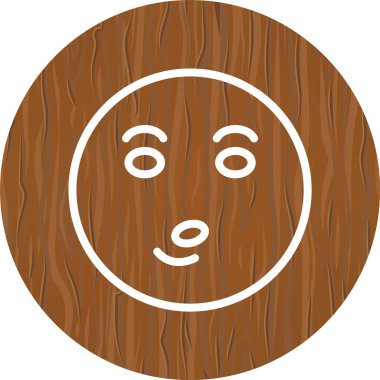 Moda Biçiminde Islık Emoji Simgesi İzole Arkaplan