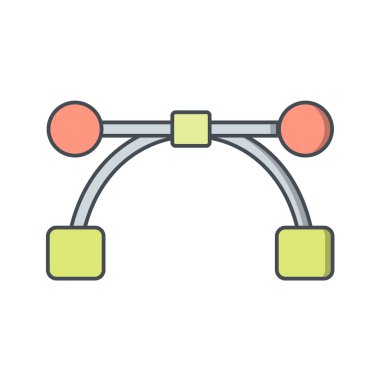 Multimedya düz simgesi beyaz arkaplanda izole edildi