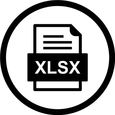 dosya biçimi simgesi, vektör illüstrasyonu