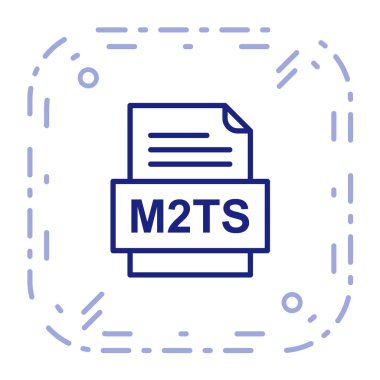 dosya biçimi simgesi, vektör illüstrasyonu 