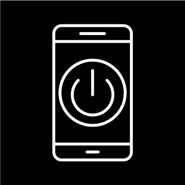 Smartphone Simgesi, vektör illüstrasyonu