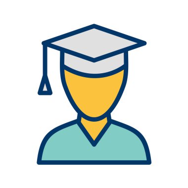 Modern eğitim ikonunun vektör illüstrasyonu