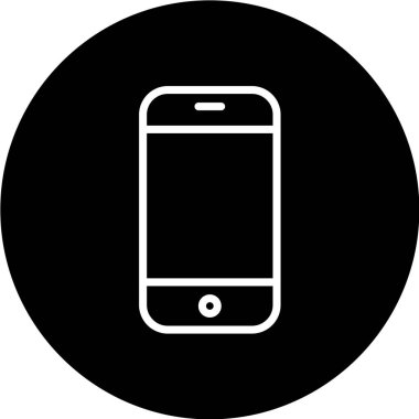 minimalist vektör illüstrasyonu, uygulama simgesi