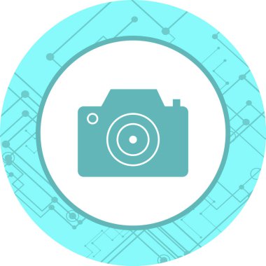 Kamera Simgesi Moda Biçimli Ayrı Arka Gruplandırılmış