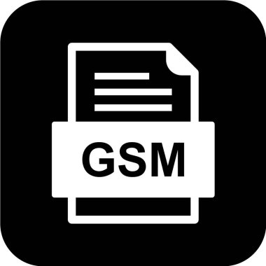 dosya biçimi simgesi, vektör illüstrasyonu