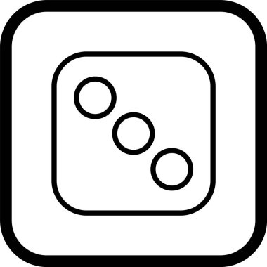 Zar Üç Simgesi Stili İzole Arkaplan