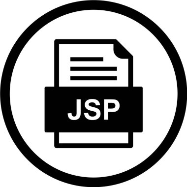 dosya biçimi simgesi, vektör illüstrasyonu