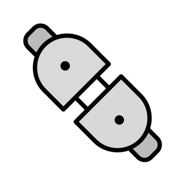 Moda Biçiminde Bağlantı Simgesi İzole Arkaplan