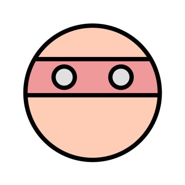 Moda Biçimli Emoji Simgesi İzole Arkaplan 