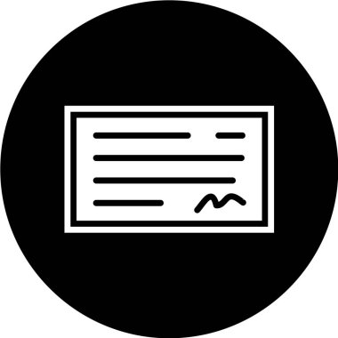 belge simgesi vektör illüstrasyonu