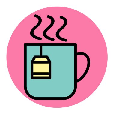  Gıda ve içecek Web ikonu vektör illüstrasyonu