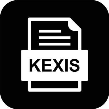 dosya biçimi simgesi, vektör illüstrasyonu