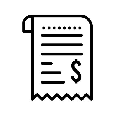 Dolar gagası vektör simgesi