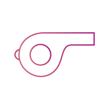 Islık simgesi. vektör illüstrasyonu