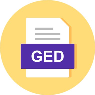 dosya biçimi simgesi, vektör illüstrasyonu