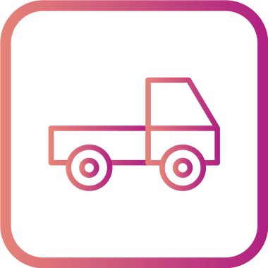 Modern oto tamir simgesinin vektör illüstrasyonu