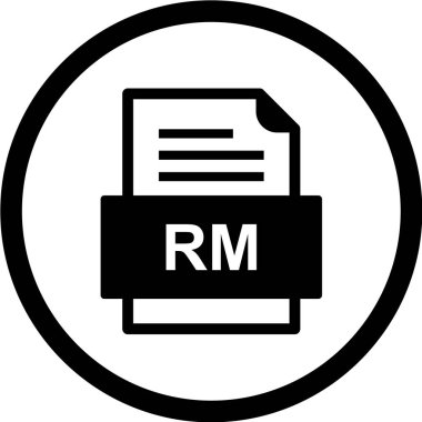 dosya biçimi simgesi, vektör illüstrasyonu