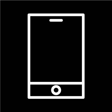 cep telefonu ikonu vektör illüstrasyonu