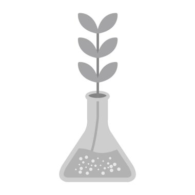 Deneysel Büyüme Simgesi Moda Biçiminde İzole Arkaplan      