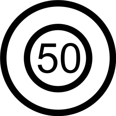 Yol simgesi, vektör illüstrasyonu