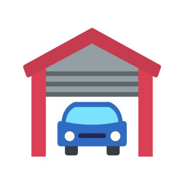 Emlak simgesi vektör illüstrasyonu 