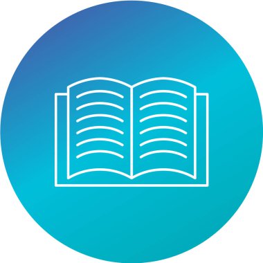 kitap vektör simgesi. Eğitim işareti. Okuyorum. Web tasarımı