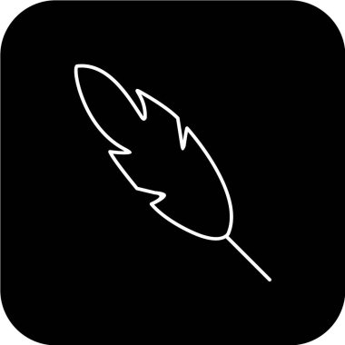 Tüylü ikon vektör illüstrasyonu