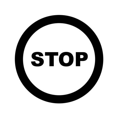 Yol simgesi, vektör illüstrasyonu