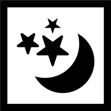 Bir yıldız simgesinin vektör illüstrasyonu