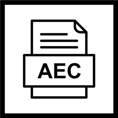 dosya biçimi simgesi, vektör illüstrasyonu