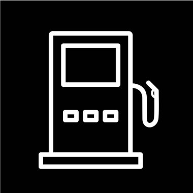 Yol simgesi, vektör illüstrasyonu