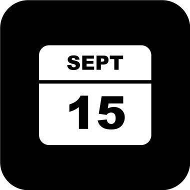 Takvim simgesinin vektör illüstrasyonu 