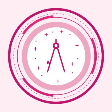 pusula simgesi modadan izole edilmiş arkaplan      