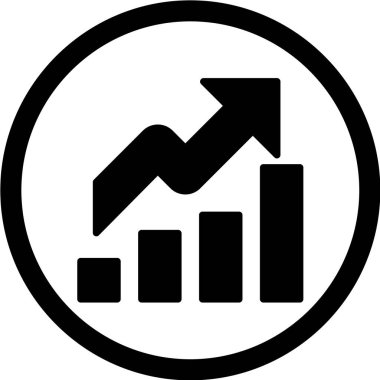 grafik ikonu vektör illüstrasyonu