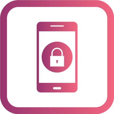 Modern telefon simgesinin vektör illüstrasyonu 