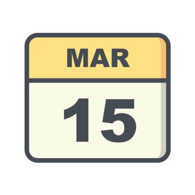 Takvim simgesi tasarımı, vektör illüstrasyonu