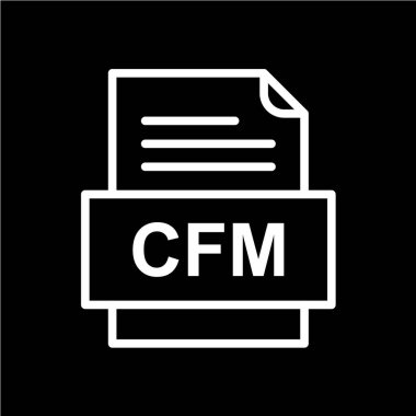 dosya biçimi simgesi, vektör illüstrasyonu