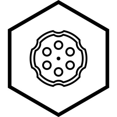 Moda Biçimli Oda Simgesi İzole Arkaplan