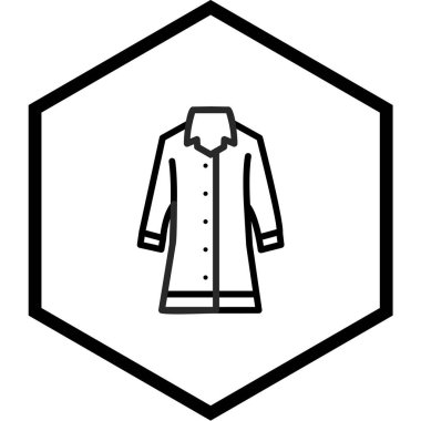 giysi askısı ikon vektör illüstrasyonu